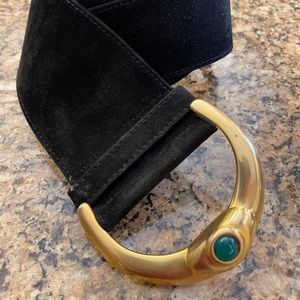 Donna Karen New York vintage suede belt